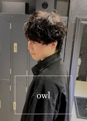 シャドウパーマ×マッシュウルフ×スパイラルパーマ×黒髪