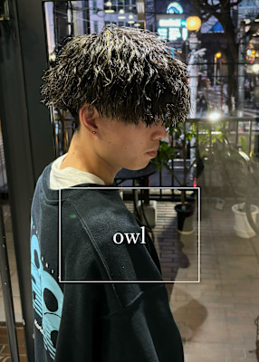 【メッシュ×ツイストスパイラルパーマ】メンズカット/刈り上げ