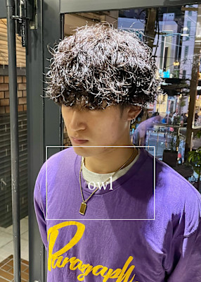 【波巻きスパイラルパーマ】メンズカット/メンズパーマ/マッシ