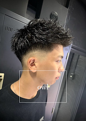 ジェットモヒカン×スキンフェード×スパイキーショート×メンズ