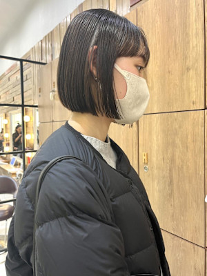 【黒田】ミニボブ/顎ラインボブ