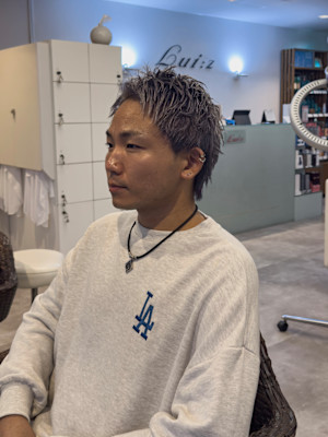 スパイキーショート×シルバーアッシュ