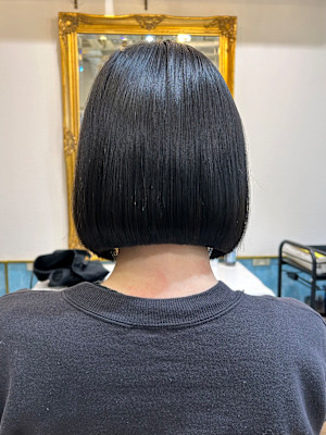 乾かすだけで簡単まとまる！☆美髪ボブ/美髪縮毛矯正[北千住]