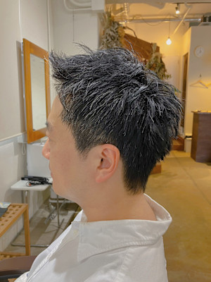 アップバングショート