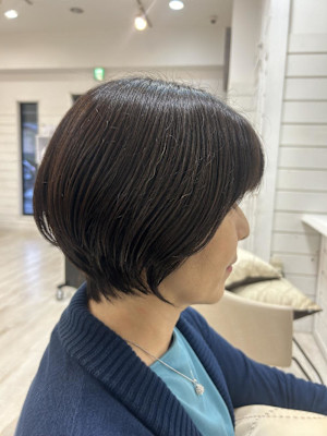 terrace岩政/ショートボブ/30代40代/姪浜