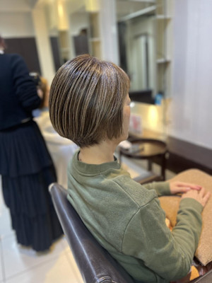 白髪ぼかしカラー