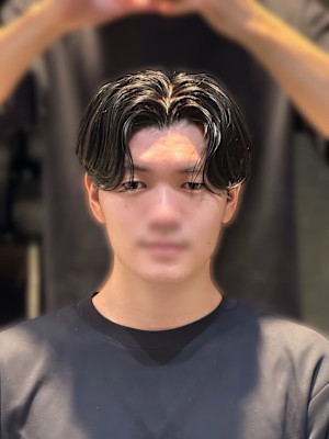 韓国ヘア ダウンパーマ 髪質改善 カルマヘア メンズ韓国ヘア