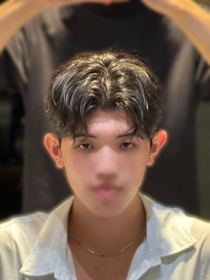 韓国ヘア ソン・ガン風 シャドウパーマ ダウンパーマ メンズ