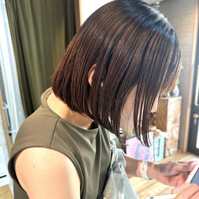 Unique×パツっとボブ