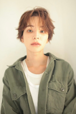 くせ毛風パーマ　ショート　ハイライト　代官山　中目黒　渋谷