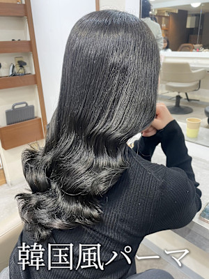 韓国風パーマ/コテ巻き風パーマ/韓国レイヤー
