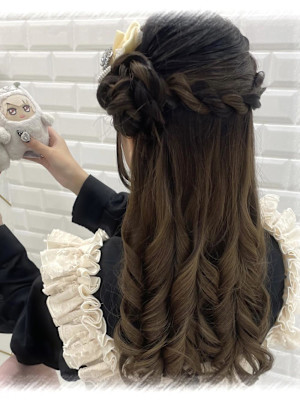 ふわふわ！サイドお団子♪_ユウ