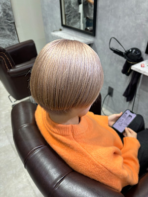 ハイトーンベージュ×2ブリーチ