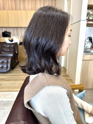 くびれミディロング×ココアブラウン
