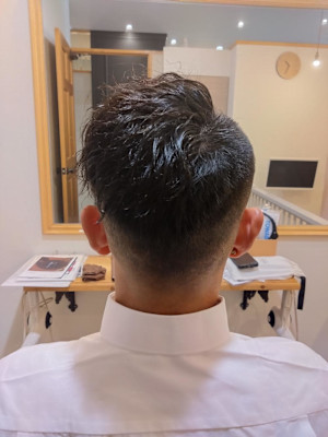 フェードカット×ツイストスパイラル