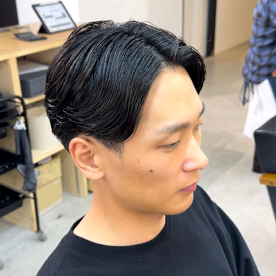 直毛さんを助けるニュアンスパーマ　カルマパーマ　福岡天神