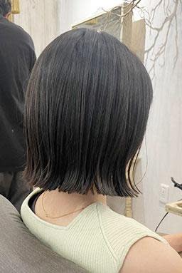 【ヘアジュレドゥ 安江】ぱつっとボブ