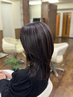 髪質改善×カラー