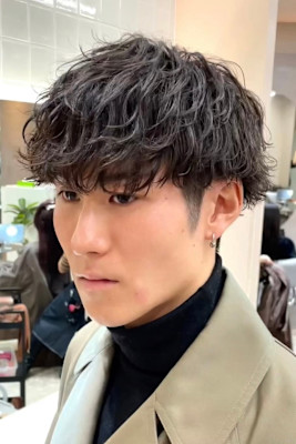 ツイストパーマスパイラルパーマメンズパーマツイストスパイラル