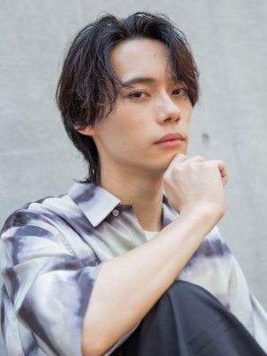 【小久保style】メンズカットツーブロックツイストウルフ