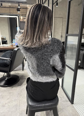 ★プラチナベージュのエアタッチバレイヤージュ★