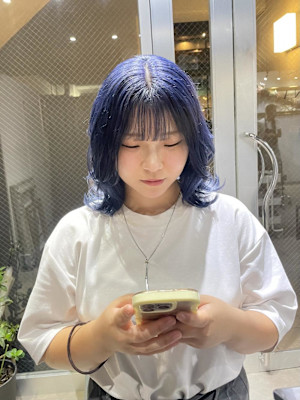 ブルー/ブルーカラー/ハイトーン/ブリーチ