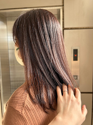 ピンク×ブラウン×ベージュ