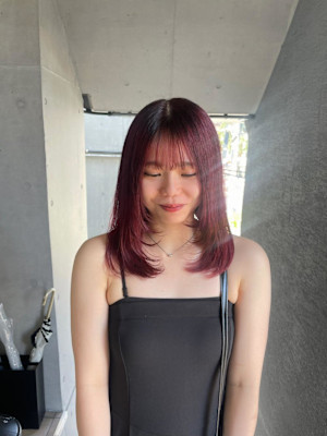 レッドカラー/ワインレッド/ハイトーン/ブリーチ