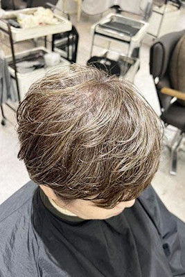 【ジュレベール 松田】白髪ぼかしで柔らかショートスタイル