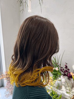 《花屋併設》裾カラー/イエロー