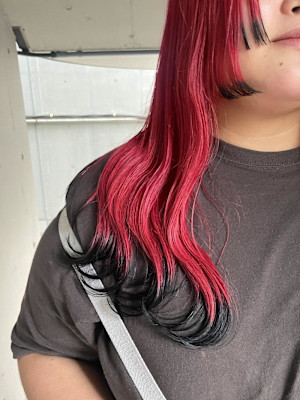 レッドカラー/ワインレッド/ハイトーン/ブリーチ