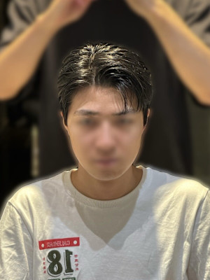 韓国ヘア ダウンパーマ 髪質改善 カルマヘア メンズ韓国ヘア