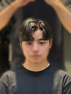 韓国ヘア ダウンパーマ 髪質改善 カルマヘア メンズ韓国ヘア