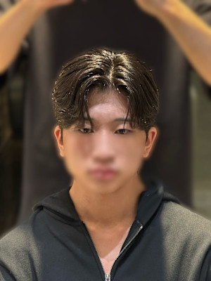 韓国ヘア ダウンパーマ 髪質改善 カルマヘア メンズ韓国ヘア