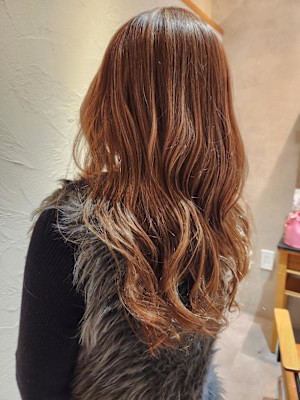 ベージュ　ロング