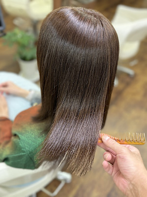 髪質改善×カラー