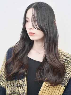 韓国風ウェーブスタイル