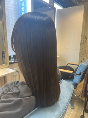 across hair design 池袋店 × ロング