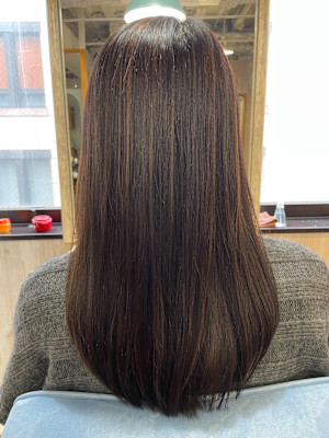 across hair design 池袋店 × ロング