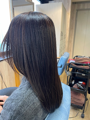 across hair design 池袋店 × ロング