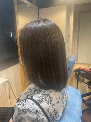 across hair design 池袋店 × ボブ