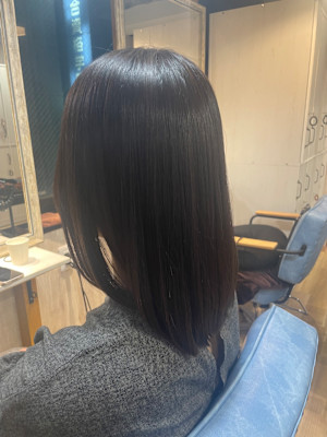 across hair design 池袋店 × ロング