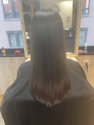 across hair design 池袋店 × ロング