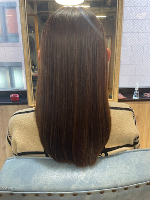 across hair design 池袋店 × ロング