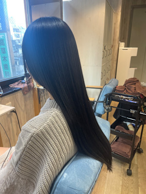 across hair design 池袋店 × ロング