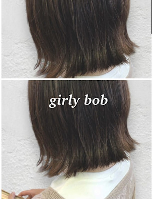 大人ガーリー♪外はねボブ　6