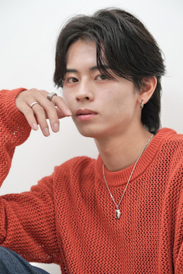 ウルフセンターパート×ニュアンスパーマ