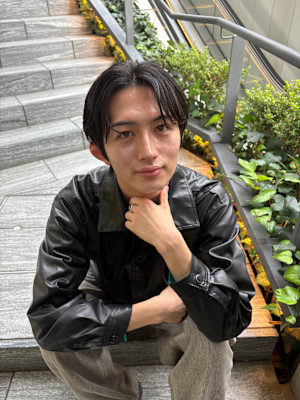 毛流れセンターパート