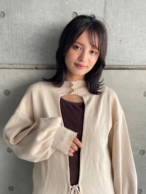 MILK/MURIEL 暗髪カラー