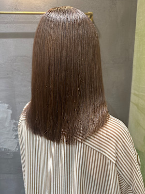 艶髪ベージュカラー